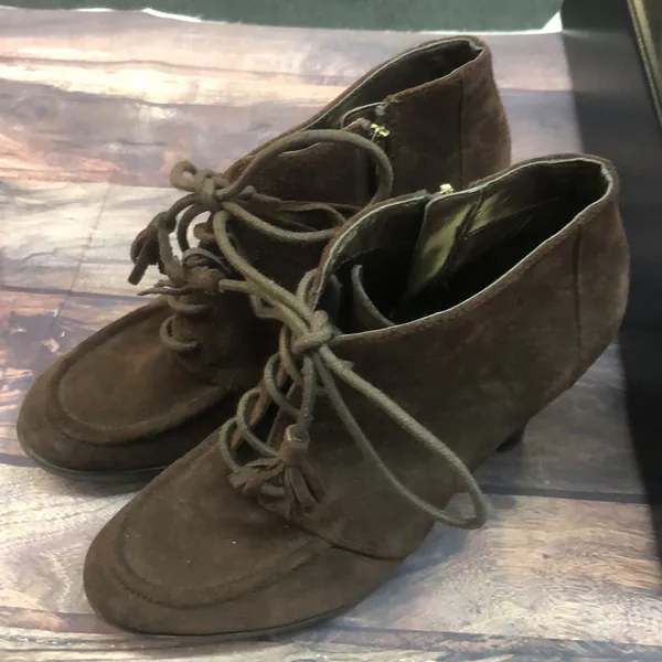 Anne Klein sz 8.5 women brown shoes - Image 2