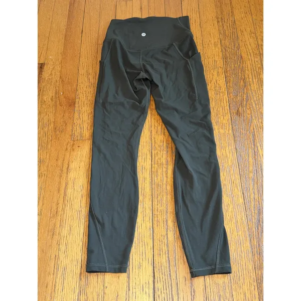 Lululemon Womens High Rise Yoga Pants 4 Green - Image 2