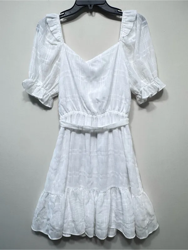 Aqua Womens Puff Sleeve Short Mini Dress size xsmall - Image 2