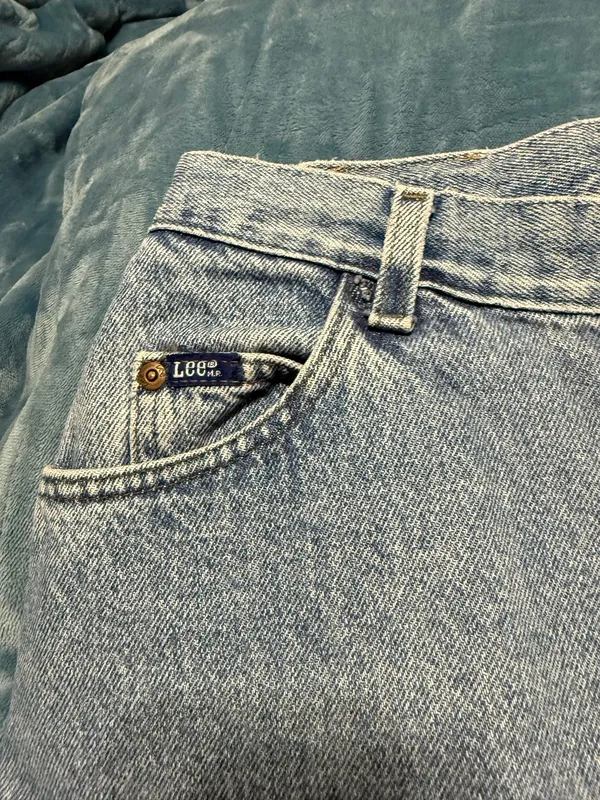 Lee Straight-Leg Women's Blue Denim Jeans - Image 4