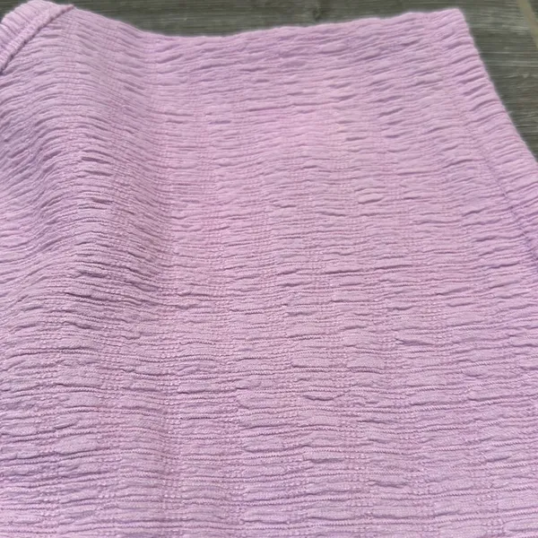 stretchy lavender mini one shoulder crop top NEW NWT XS XXS - Image 3