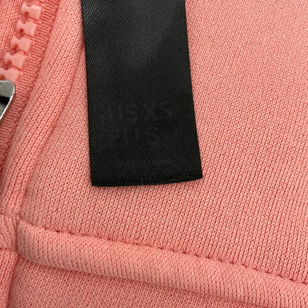 Pink Cropped Quarter Zip Hoodie‎ Fleece Lined Thumbholes Athletic - Image 6