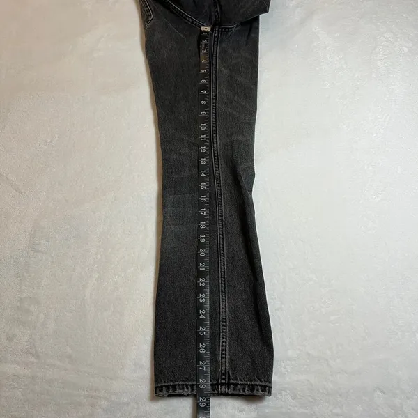 Zara Mid Rise Straight Leg Jeans Size 2 Casual Y2K Cotton Grunge 90s 2000s - Image 10