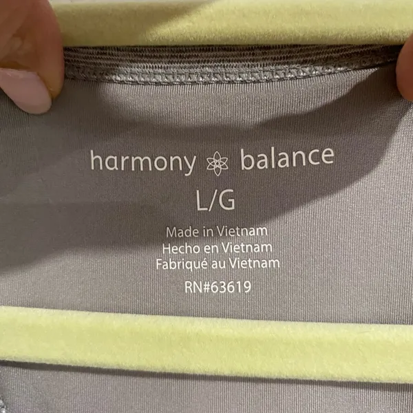 Harmony & Balance Gray Athletic Midi Tank Dress 36” Length Sz L - Image 5