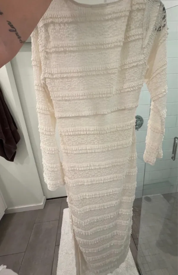 12th Tribe White lace dress - Image 4