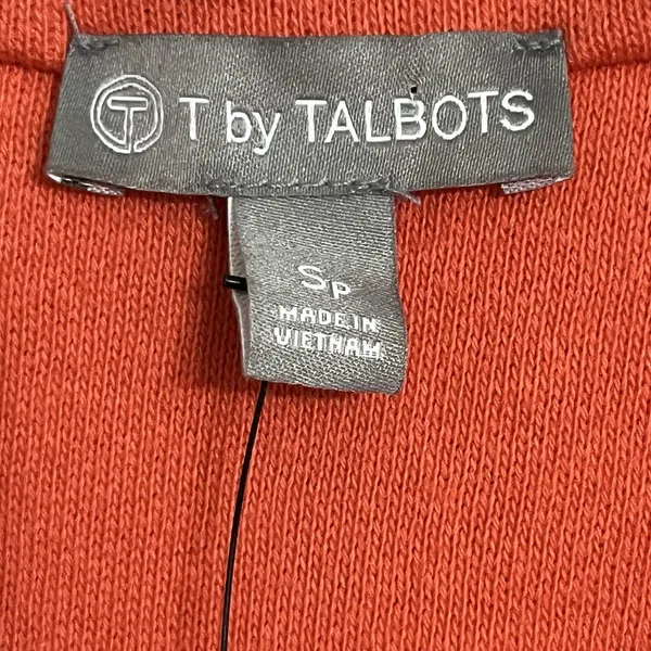 T By Talbots Orange Puffer Vest Full Zip Size Small Petite New With Tags‎ - Image 8