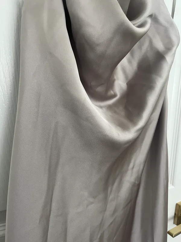 Cava Satin Camisole Dress Strap Open Back - Image 9