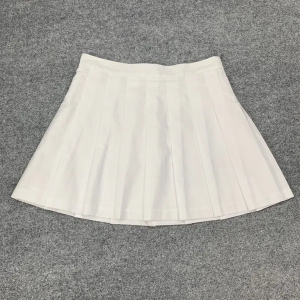$88 ARITZIA Sunday’s Best Olive Micro Skirt pleated in white 10 - Image 4