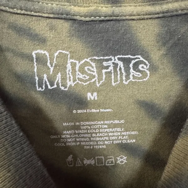 Misfits Mommy Can I Go Out & Kill Oversized Band Tie Dye M - Image 4