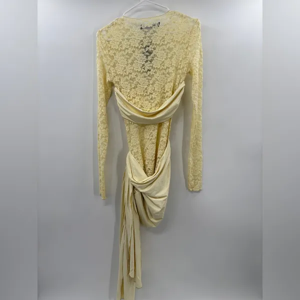 Lioness Midnight Mini Dress in Butter - Image 8