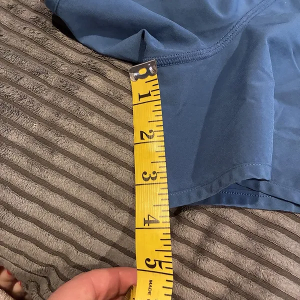 Lululemon Speed Up LR Lined Short 3.5" Lined Powder Blue Size 8 See Pics - Image 3
