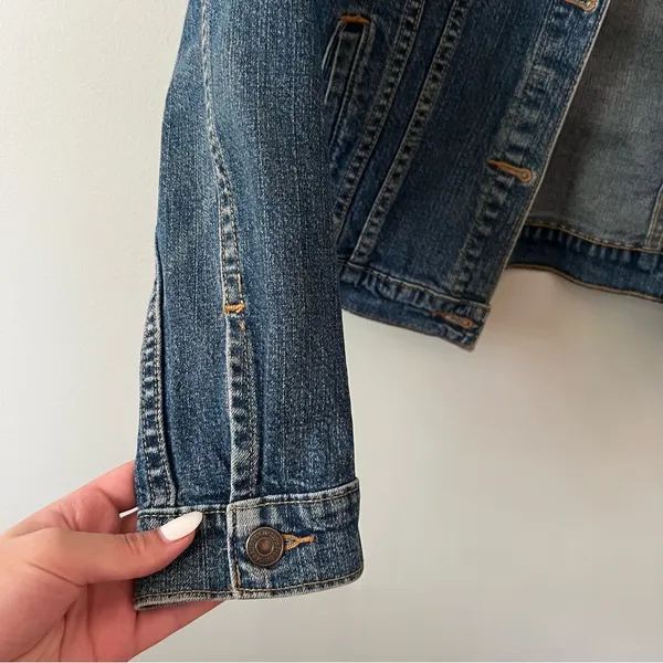 Levi Strauss Signature Jean Denim Jacket Button Front Juniors XXL - Image 7