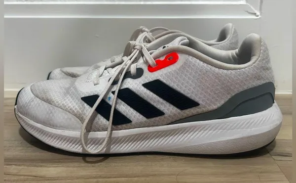 Adidas White and Black Athletic Shoes - Image 2