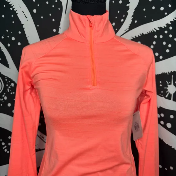 Reebok Women's Neon Coral Sweatshirt - Image 2