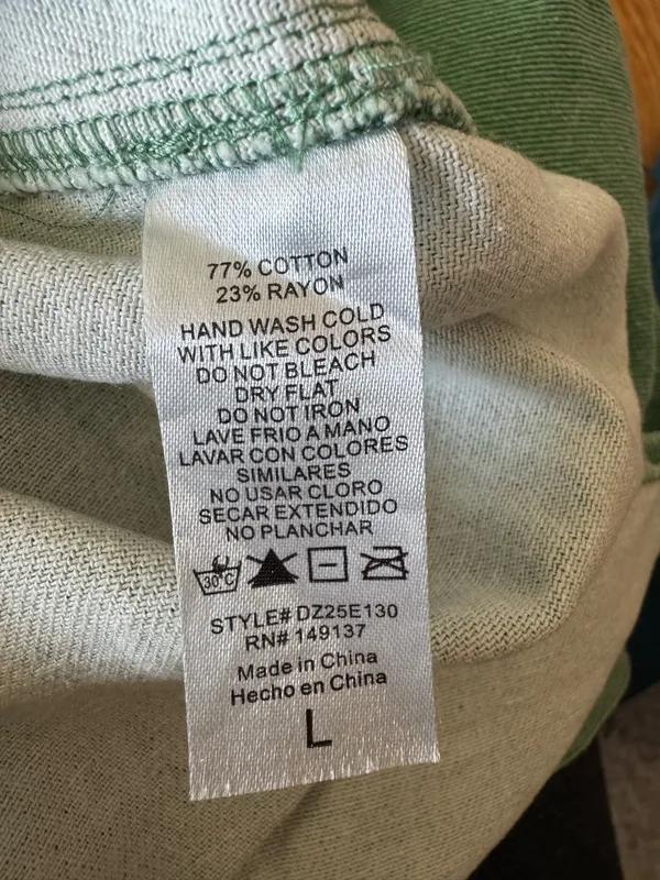 Double Zero NWOT Green Denim Shortalls Romper - Image 5