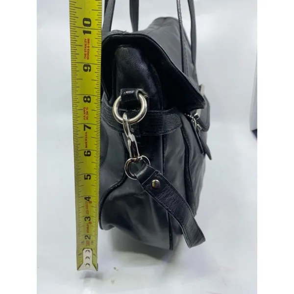 COACH Medium/ Large Leather Black Shoulder Bag - Image 7