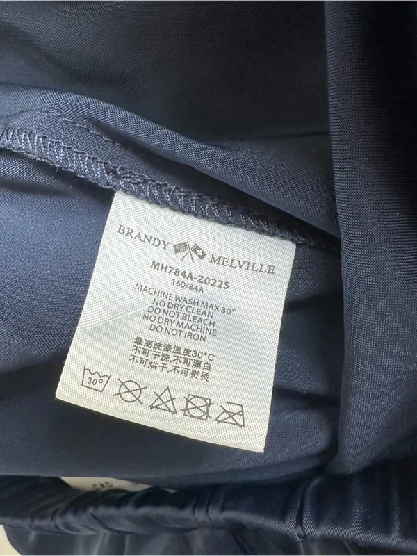 NWT Brandy Melville Navy Shorts - Image 6
