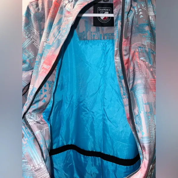 Chamonix CHX Collection Women's Marlow Abstract Ski Jacket, SIZE SMALL insulated - Image 4