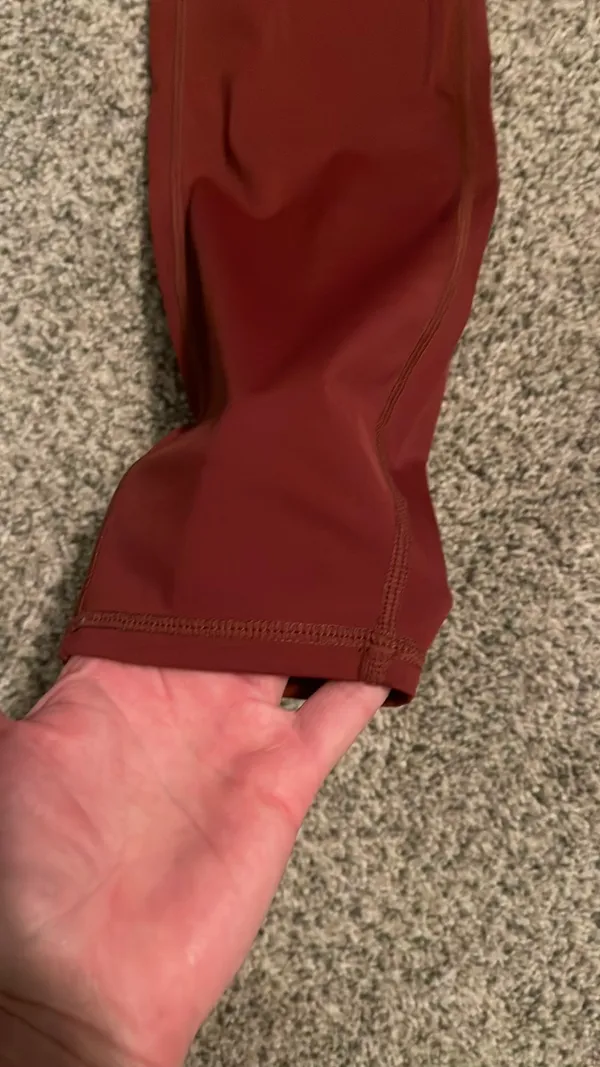 Burnt Red Vuori Leggings Small - Image 4