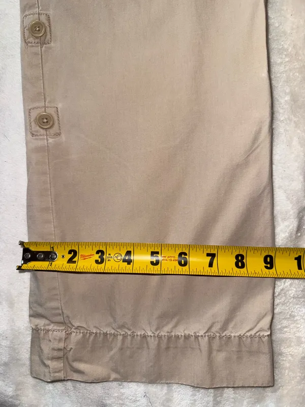 Old navy beige capri pants size 8 - Image 5
