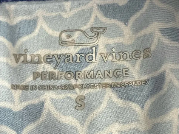 Vineyard Vines Shorts Athletic Performance Whale Tail Blue Sz S Womens Running - Image 4