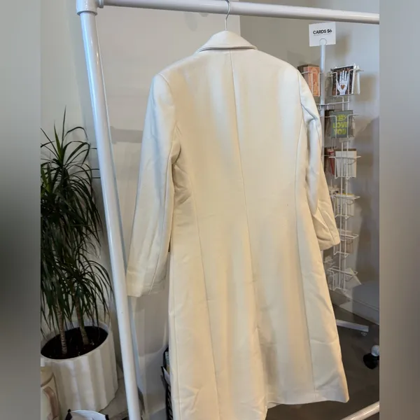 PrettyLittleThing Cream Trench Coat - Image 3