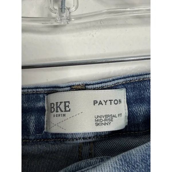 Buckle BKE Payton Skinny Stretch Jean Mid Rise‎ 26x30 Casual Modern Distressed - Image 4
