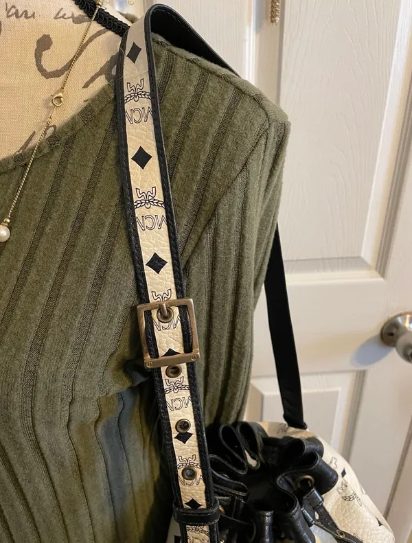 MCM Leather Bucket Bag  - Image 6