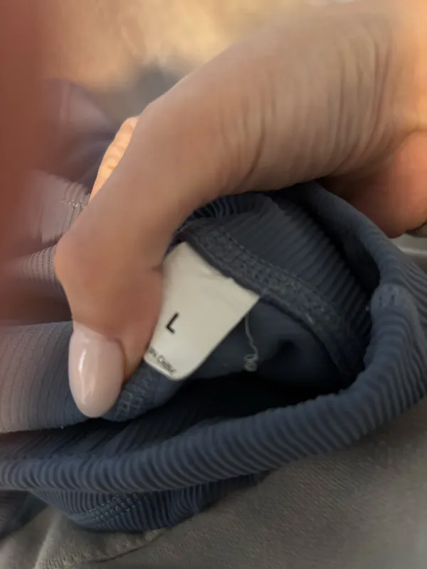 Amazon Essentials Grey Biker Shorts - Image 3