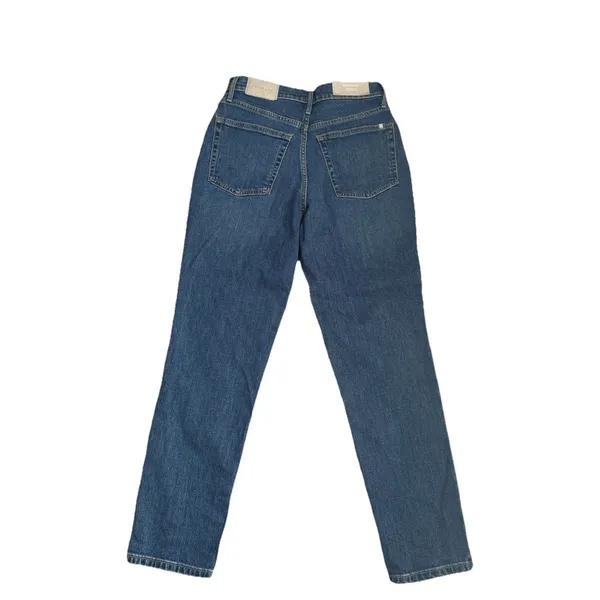 Everlane The Cheeky Jean‎ Size 27 R Straight Leg Button Fly Medium Wash NEW - Image 4