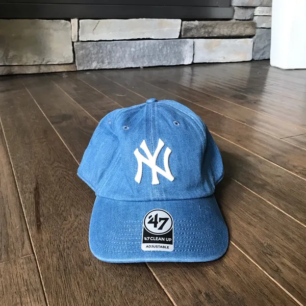 '47 Brand New York Yankees Denim Baseball Hat, American Eagle Exclusive, NWT - Image 4