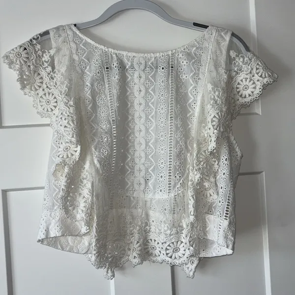 Free People The Real Love Crop Top *White* - Image 4
