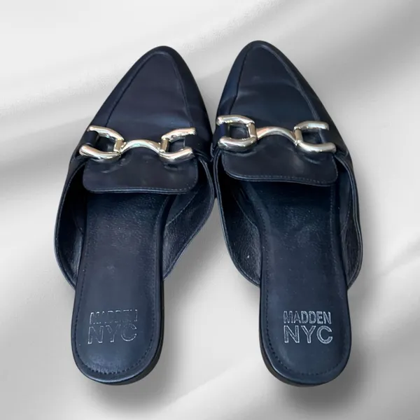 Steve Madden Madden NYC Black Slip Ons - Image 4