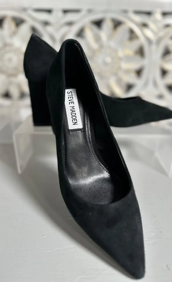 Womens Lend Suede Dressy Heels - Image 2