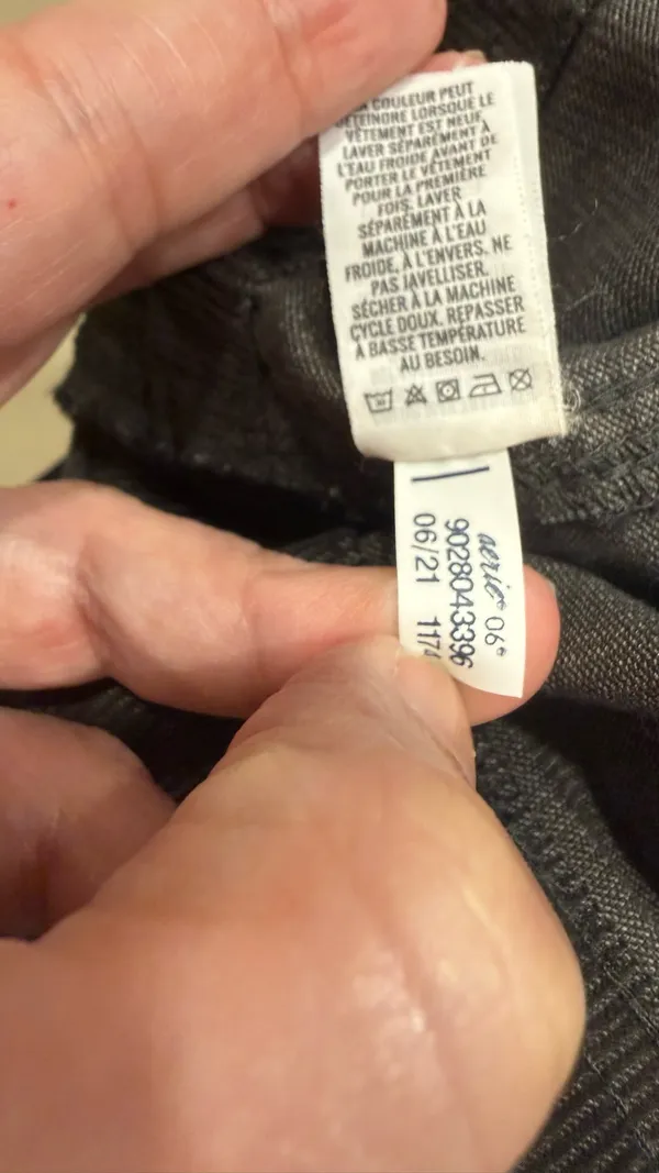 Aerie Black Corduroy Overalls - Relaxed Fit with Raw Hem - Small - Image 7