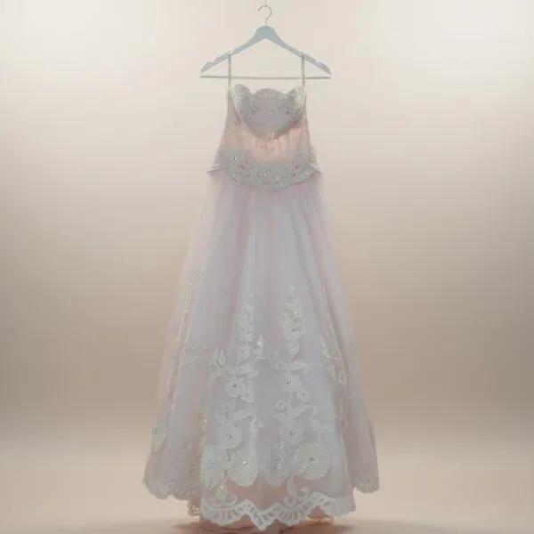 PC Mary’s Blush Princess Beaded Corset Gown Strapless Boned Bodice Prom/Wedding - Image 12