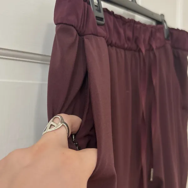 Lululemon Keep Moving Pant 14 Burgundy High Rise Athletic Luxtreme LW5CRBS - Image 2
