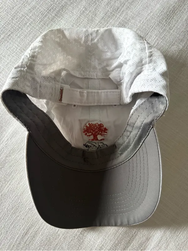 Kiawah Island White Mesh Golf Hat - Image 13