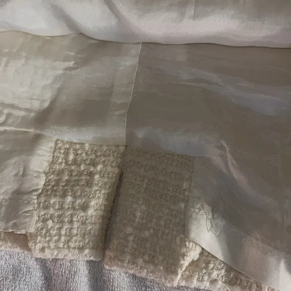 Vintage Ann Taylor Size 4 Wool Blend Cream Skirt - Image 13