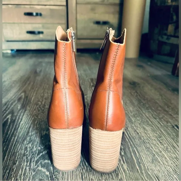 Steve Madden Cate Boot (Women's 9 ) Cognac Leather - Image 4