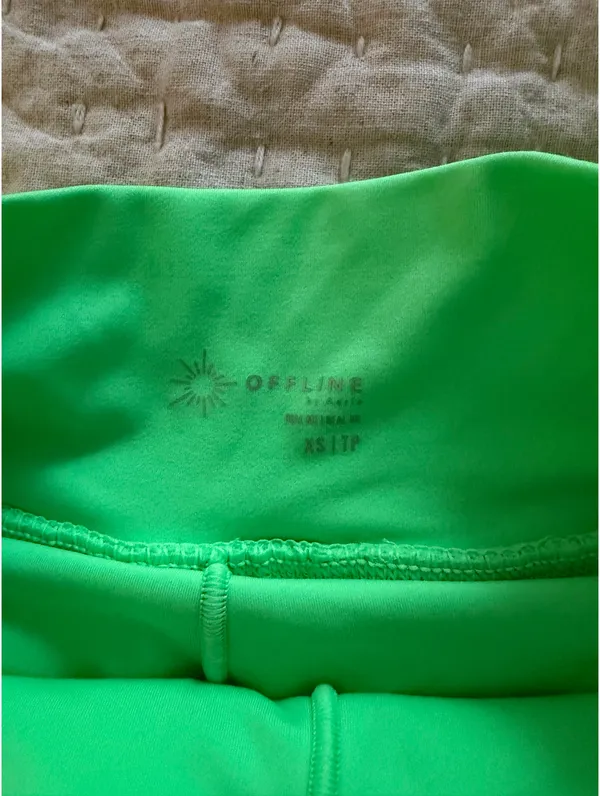 Lime green Aerie Pleated active skort  - Image 6