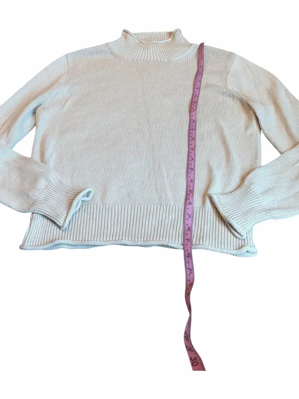 J. CREW beige sweater - Image 2