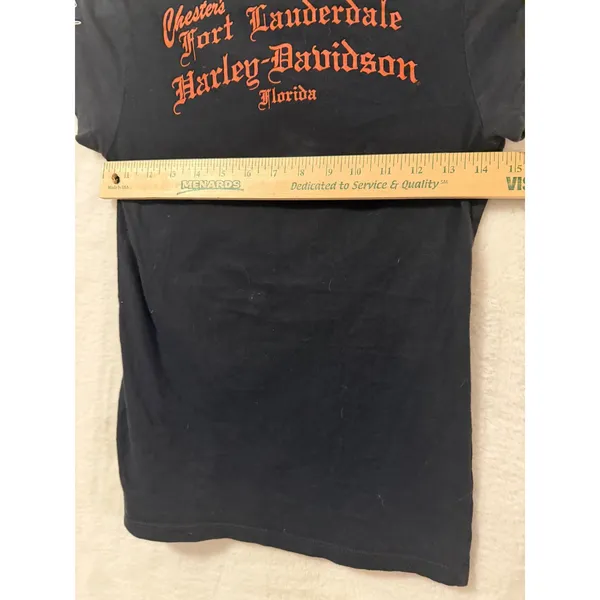Harley-Davidson Womens Small T-Shirt Scott Jacobs Fireworks Fort Lauderdale FL - Image 12