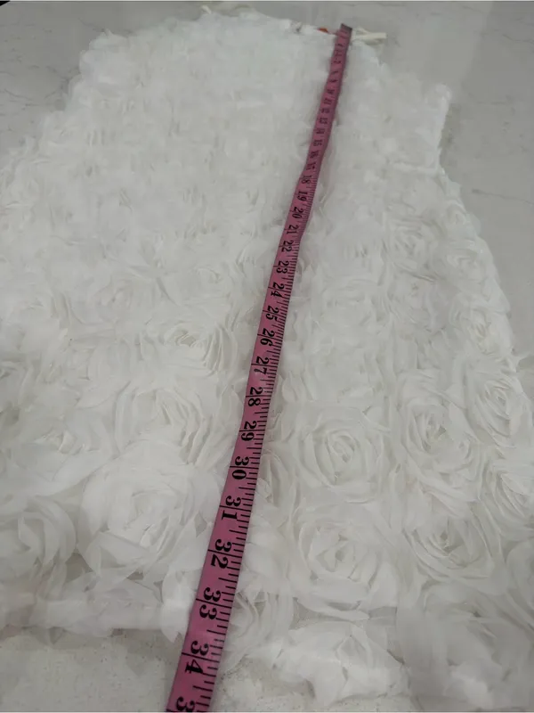 entro White Rosette Halter Mini Dress - Image 8