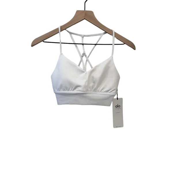 Alo Yoga Women's Lavish Bra White XS ( SOLD OUT) NWT - Image 8