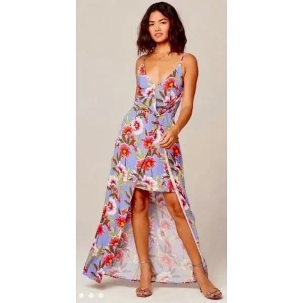 NWT! LSPACE Riptide Dress Lost In Ibiza Maxi L*Space Floral High Low Party Small - Image 4