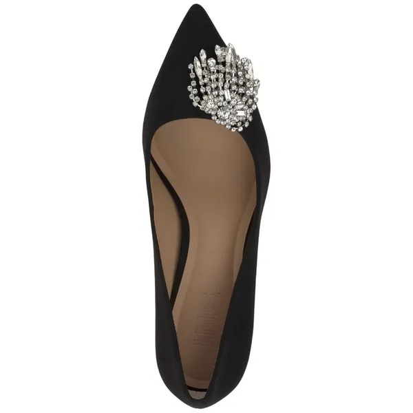 NWT INC International Concepts Saija Pumps Embellished Black Microsuede 8.5M - Image 4