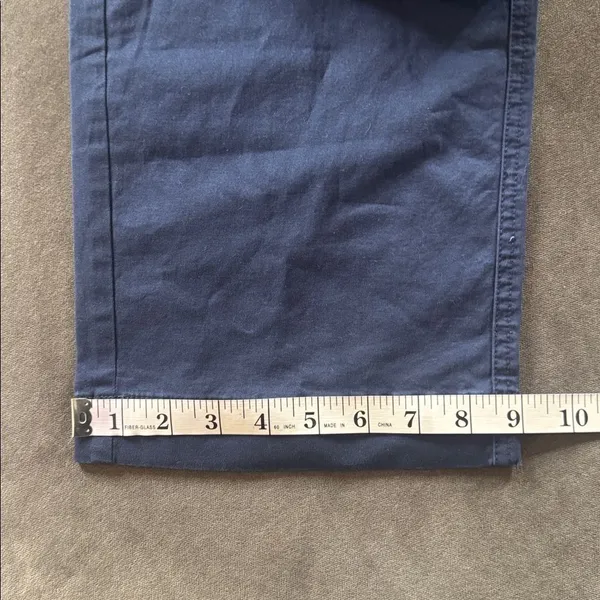 Women’s Navy Blue Straight Leg High Rise Office Casual Pants a new day 4R NEW - Image 11