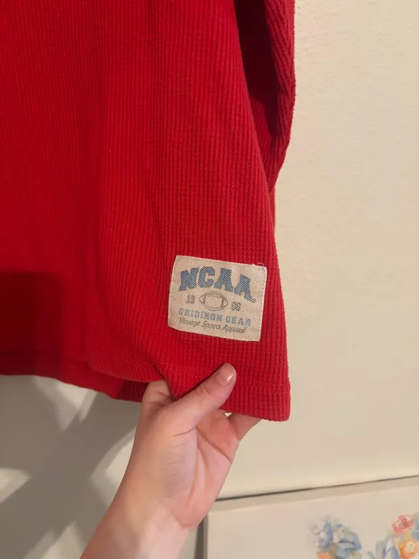 NCAA Nebraska huskers waffle long sleeve - Image 2