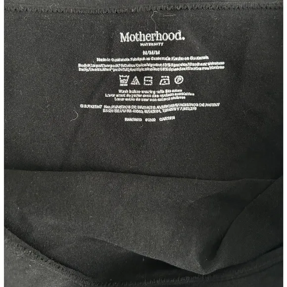 Motherhood Maternity Women Medium Black Leggings Versatile Casual Relaxed Lightweight - Image 3